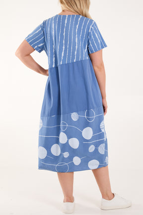 Cocoon Pockets Midi Dress