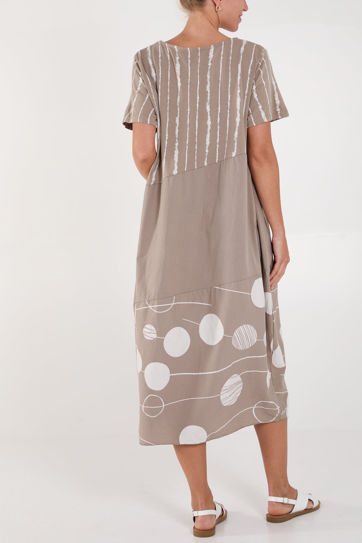 Cocoon Pockets Midi Dress