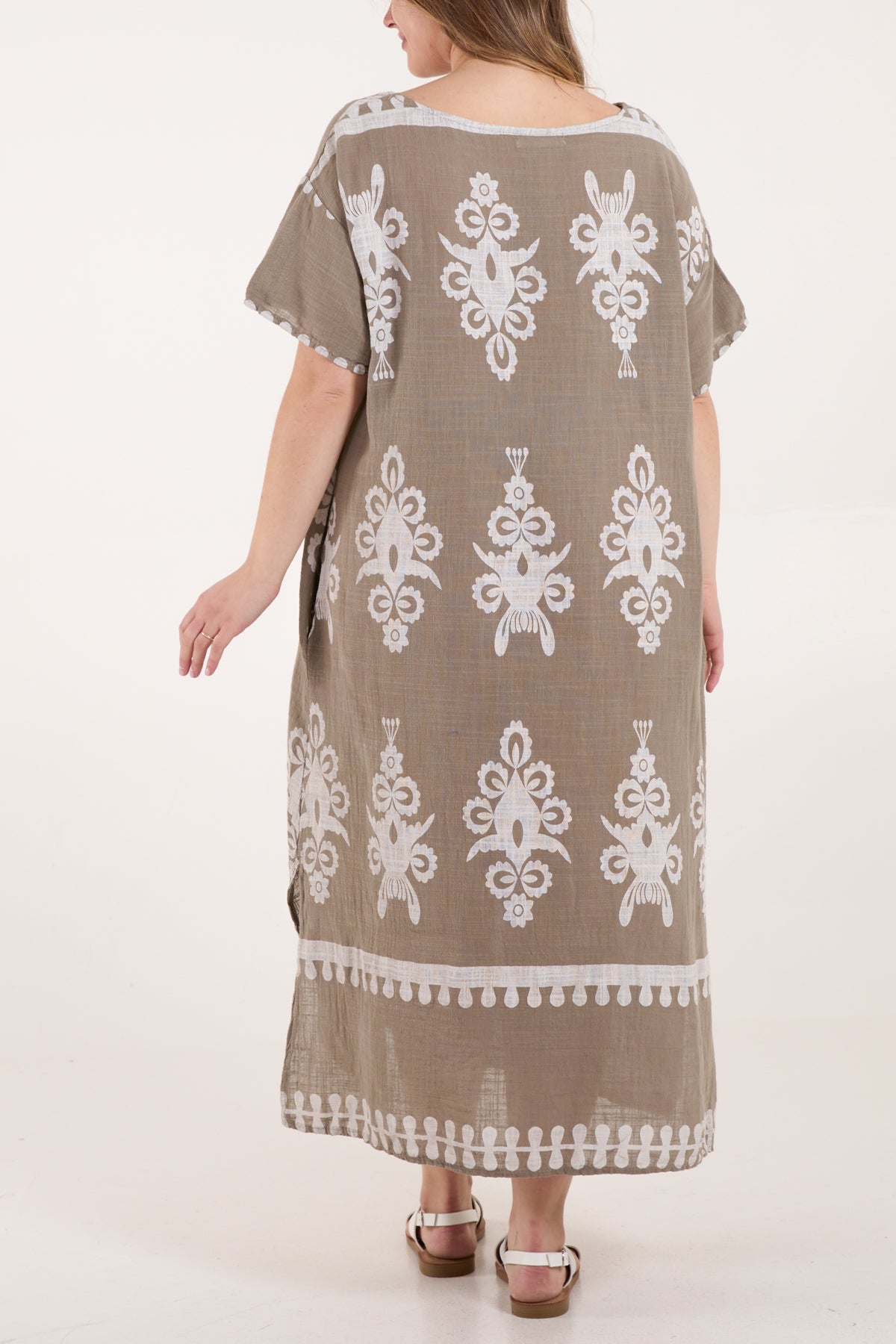 Pure Cotton Tribal Pocket Tunic Dress