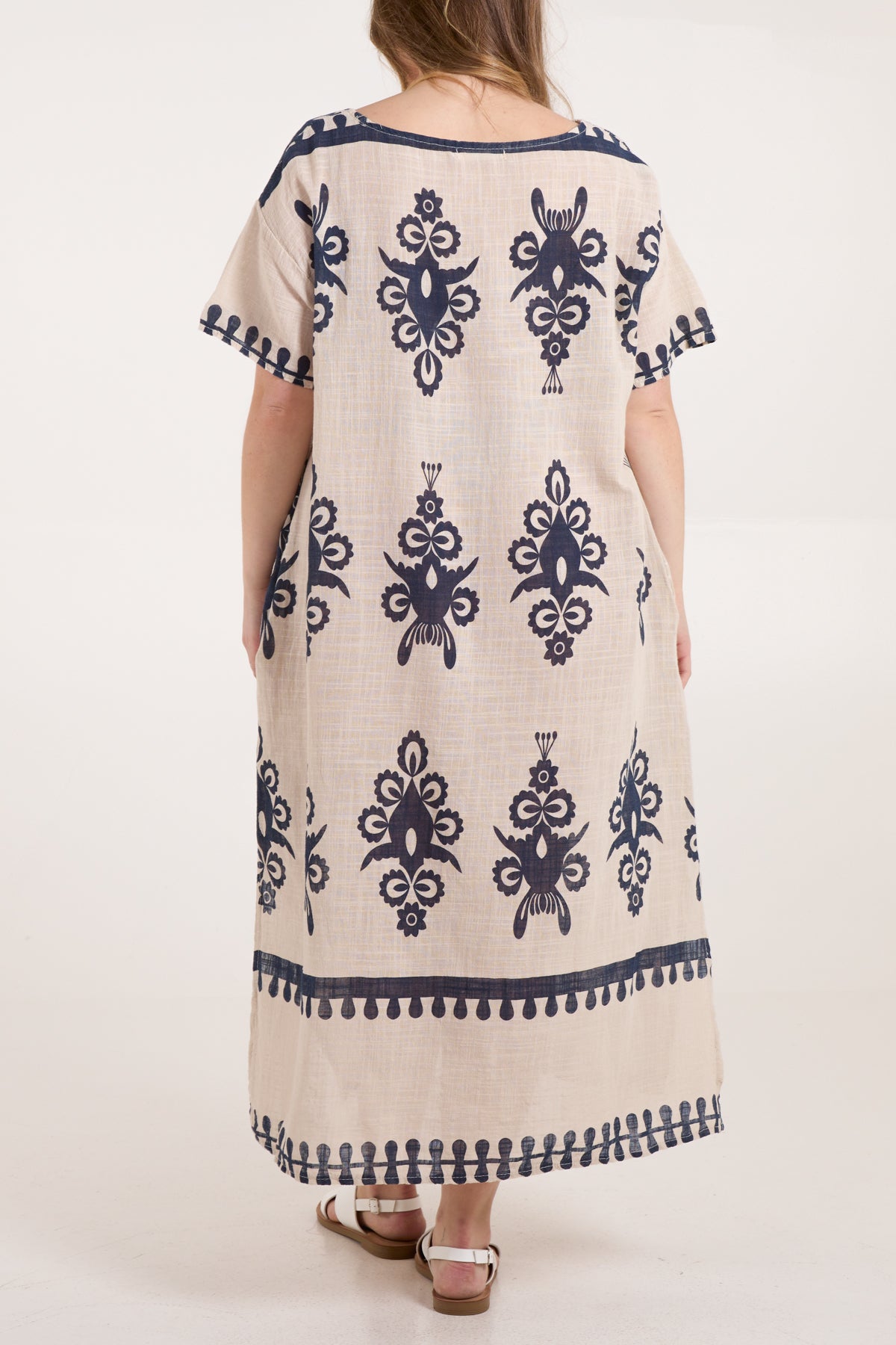 Pure Cotton Tribal Pocket Tunic Dress