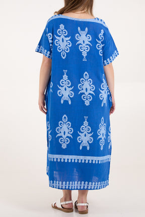 Pure Cotton Tribal Pocket Tunic Dress