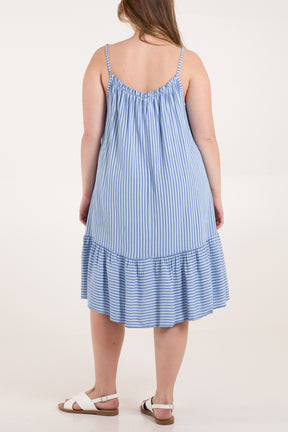 Striped Smock Cami Mini Dress