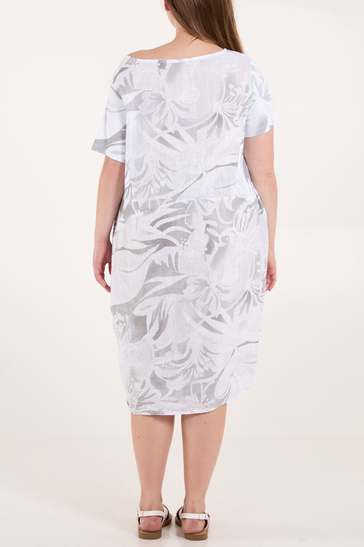 Pure Cotton Tropical Pocket Dress