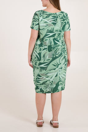 Pure Cotton Tropical Pocket Dress