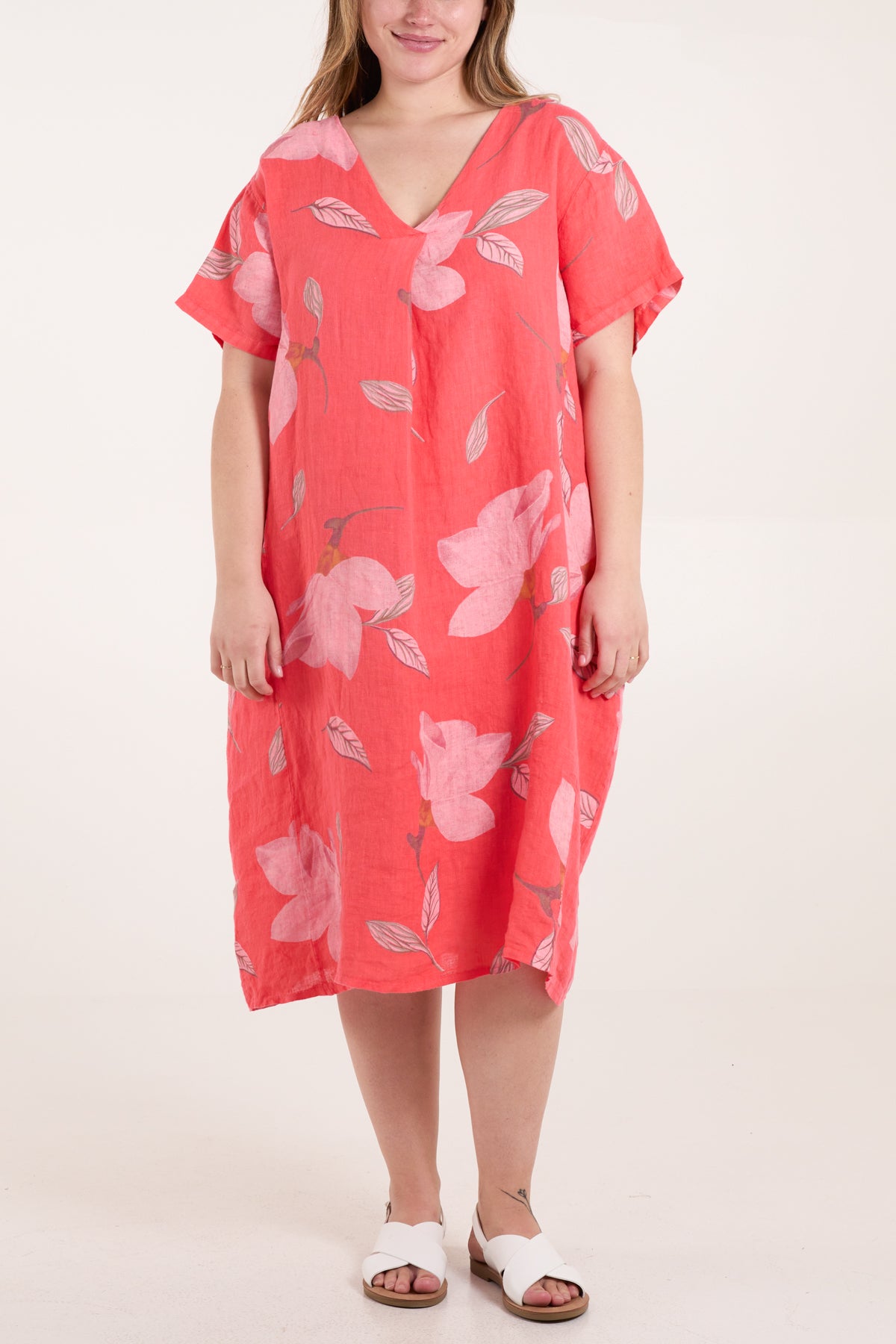 Pure Cotton Lotus Flower Dress