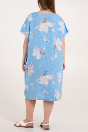 Pure Cotton Lotus Flower Dress