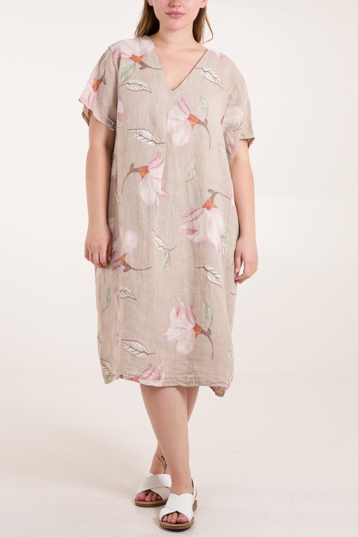 Pure Cotton Lotus Flower Dress