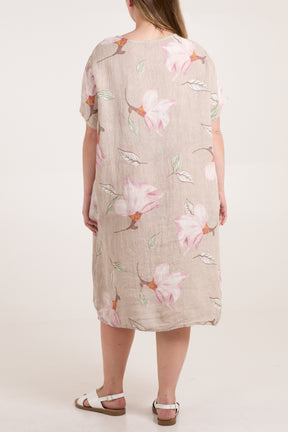 Pure Cotton Lotus Flower Dress