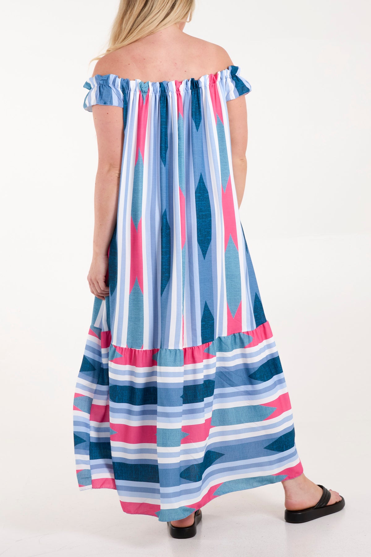Bardot Aztec Print Maxi Dress