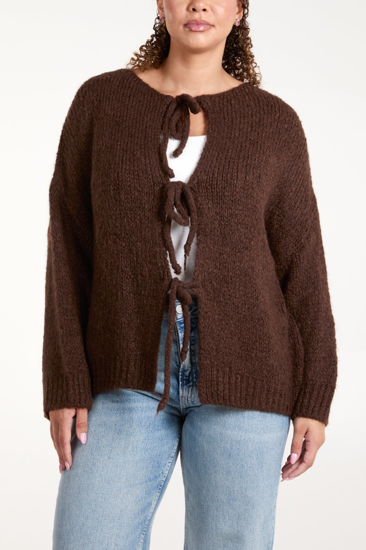 Soft Touch Tied Front Cardigan