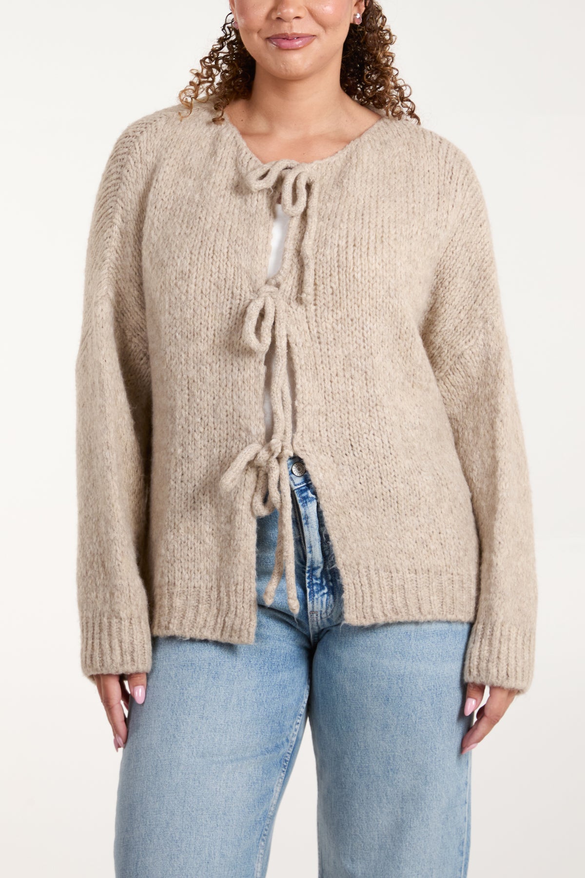 Soft Touch Tied Front Cardigan