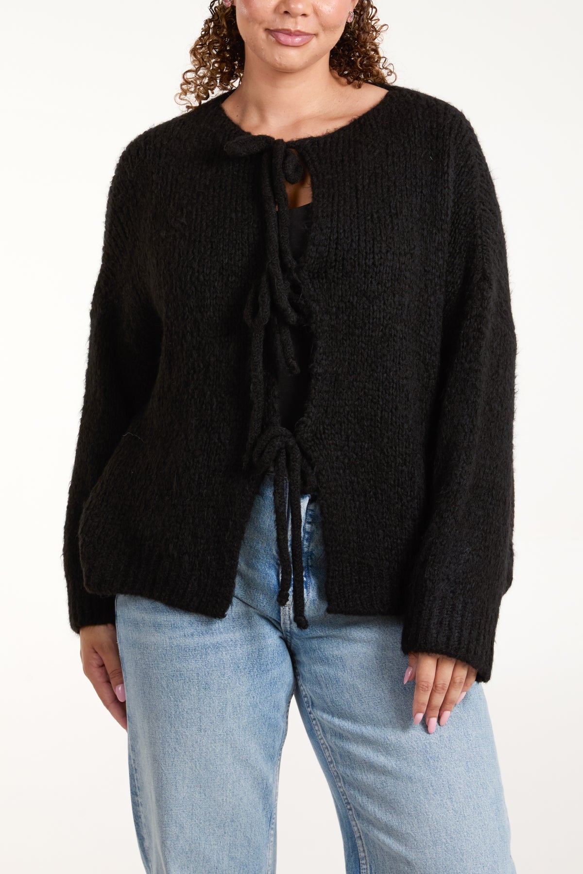 Soft Touch Tied Front Cardigan