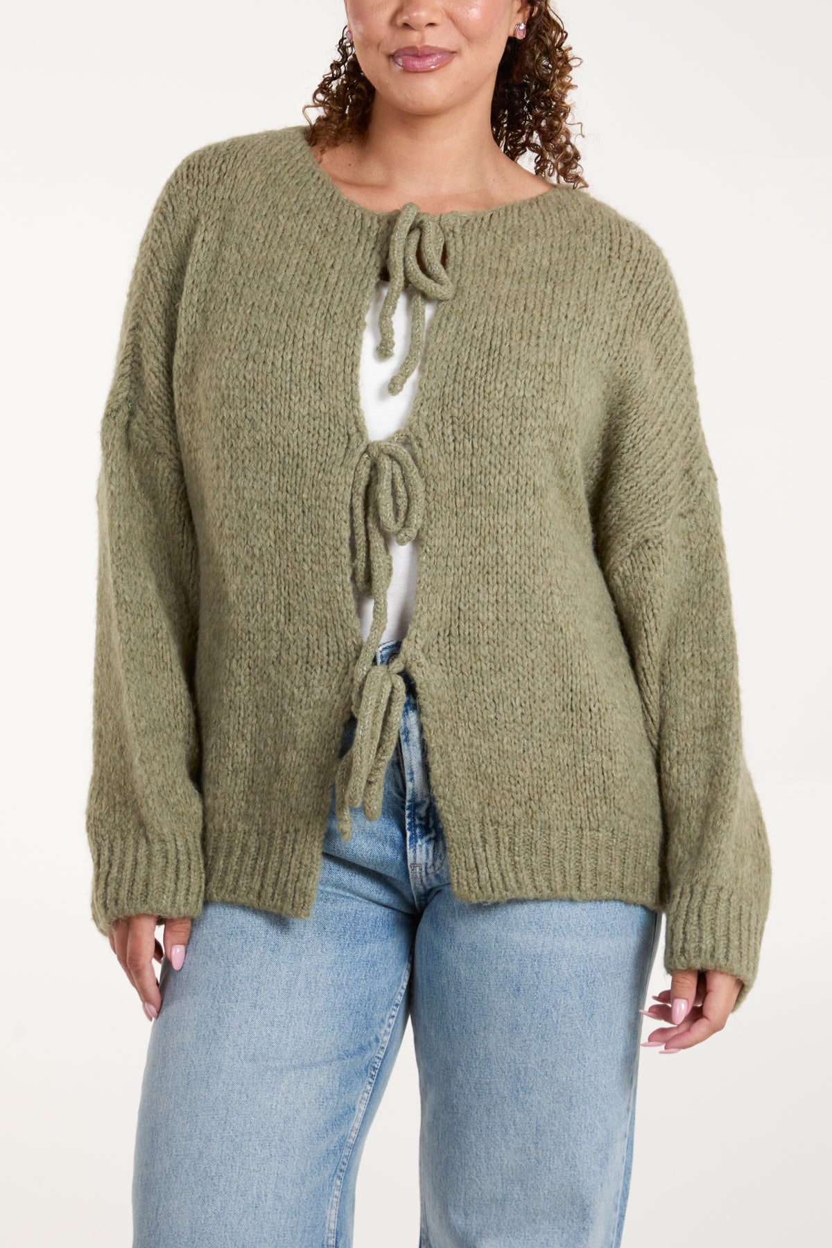 Soft Touch Tied Front Cardigan