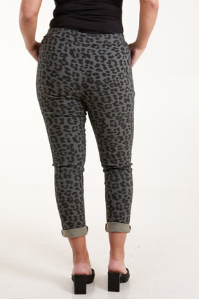 Leopard Magic Drawstring Trousers