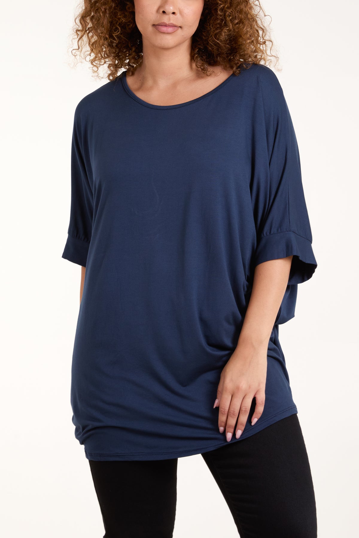 Scoop Neck Short Sleeve T-Shirt