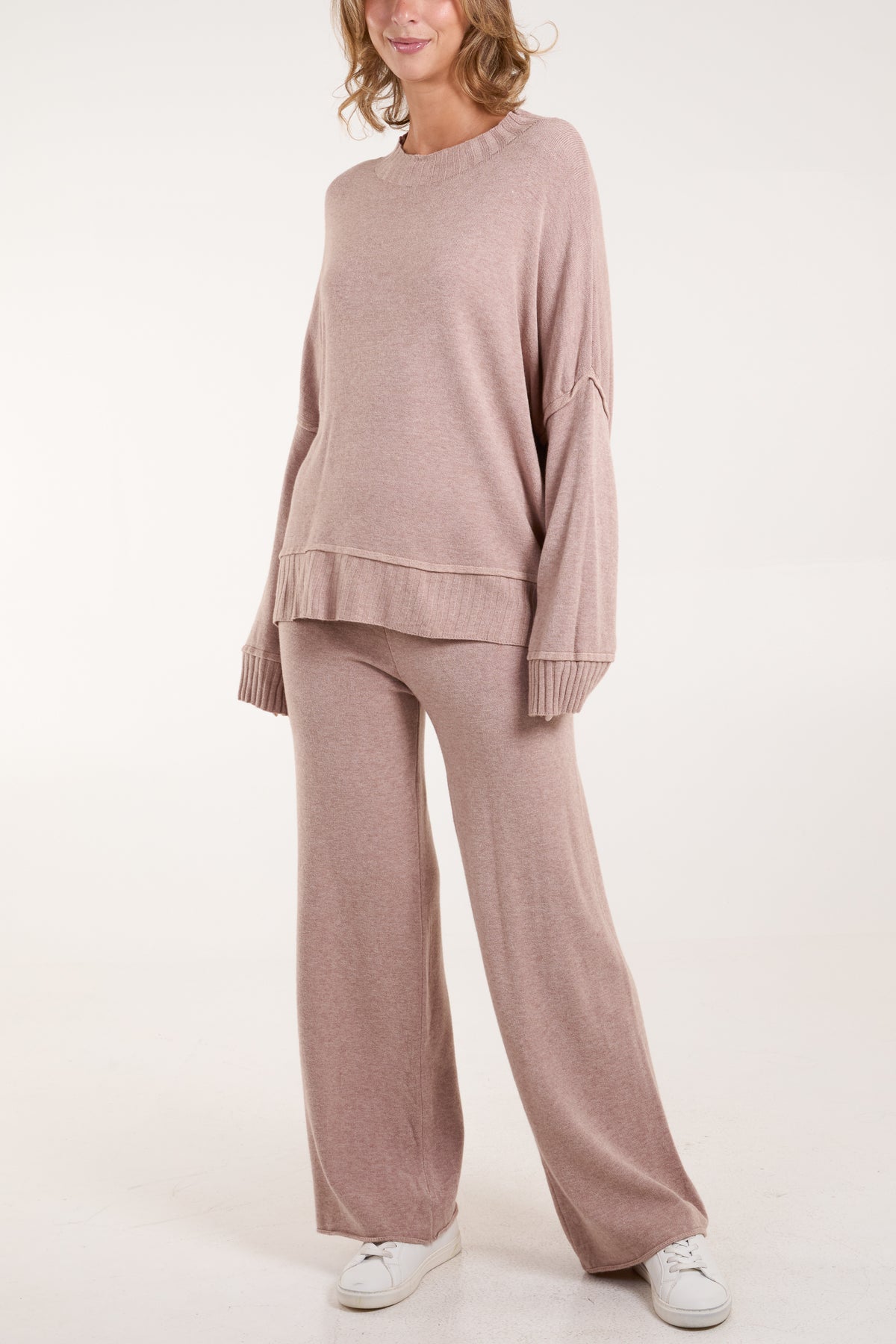 High Neck Jumper & Trousers Set