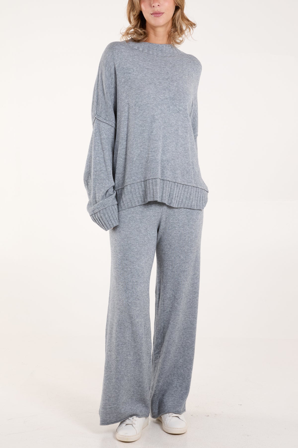 High Neck Jumper & Trousers Set