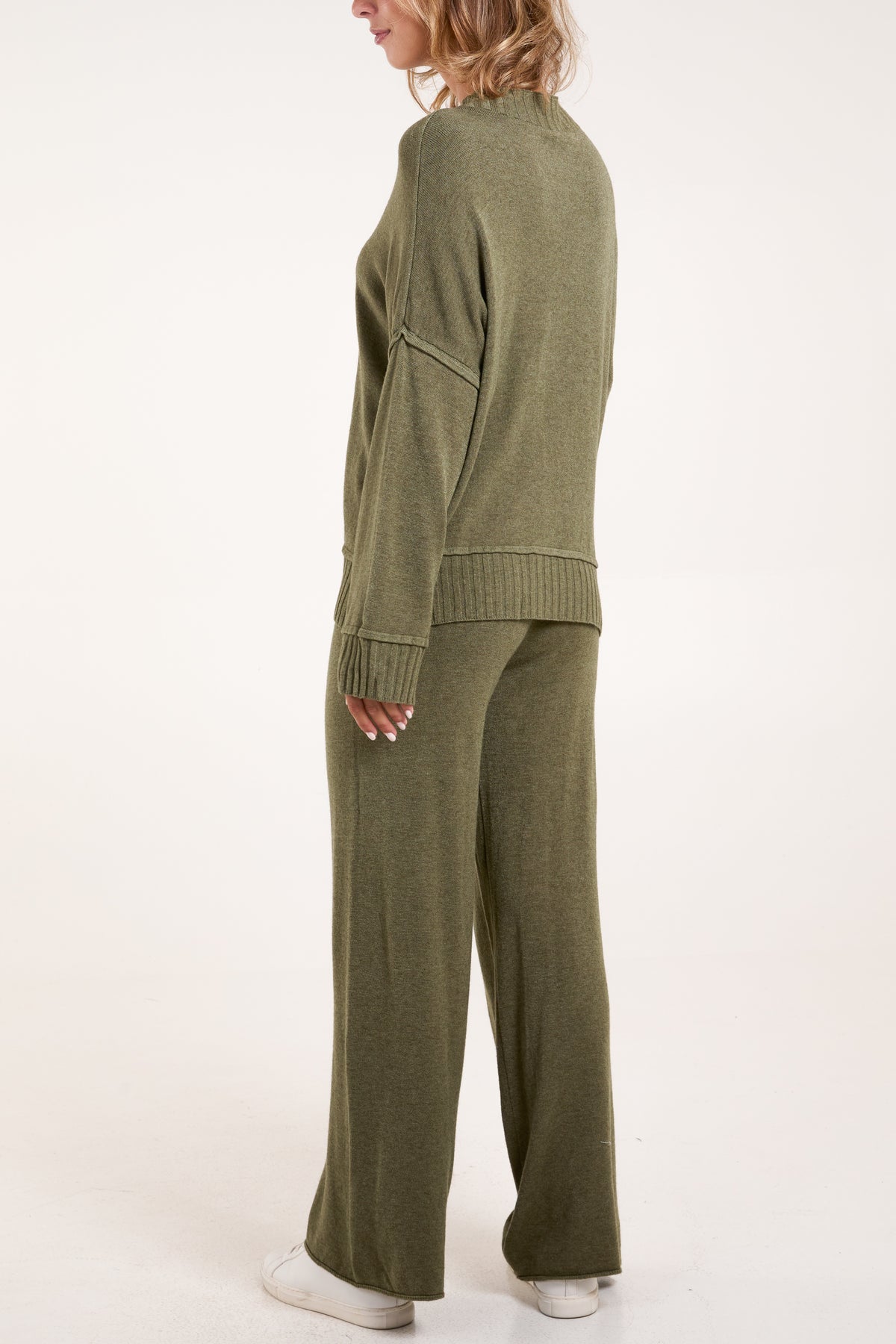 High Neck Jumper & Trousers Set