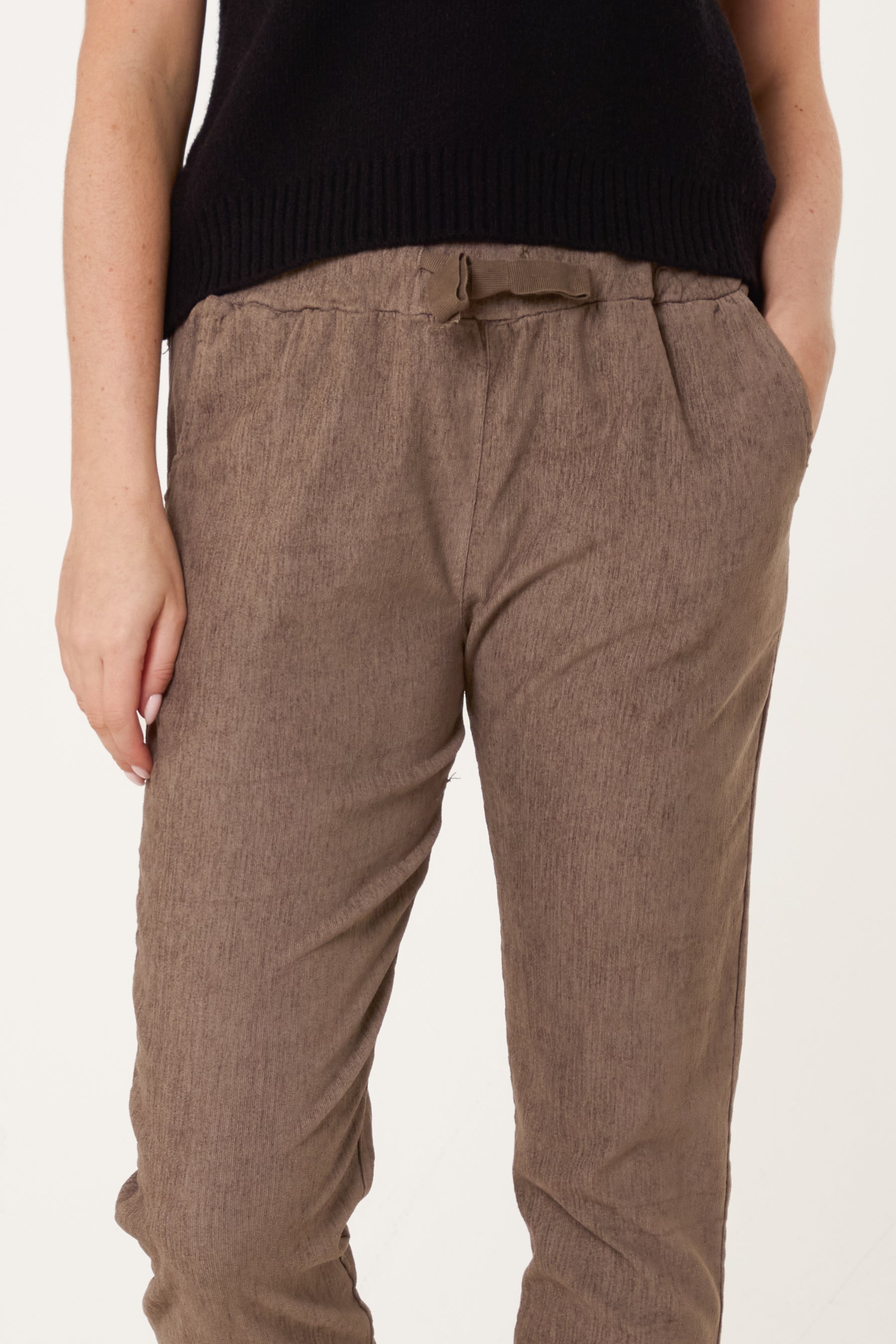 Baby Corduroy Magic Drawstring Trousers