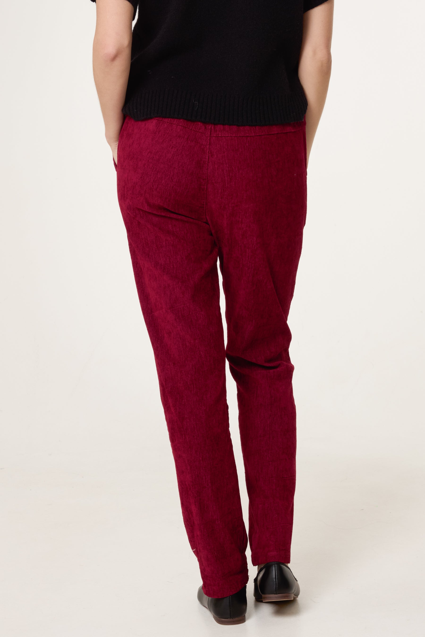 Baby Corduroy Magic Drawstring Trousers