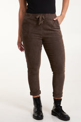 Baby Corduroy Magic Drawstring Trousers
