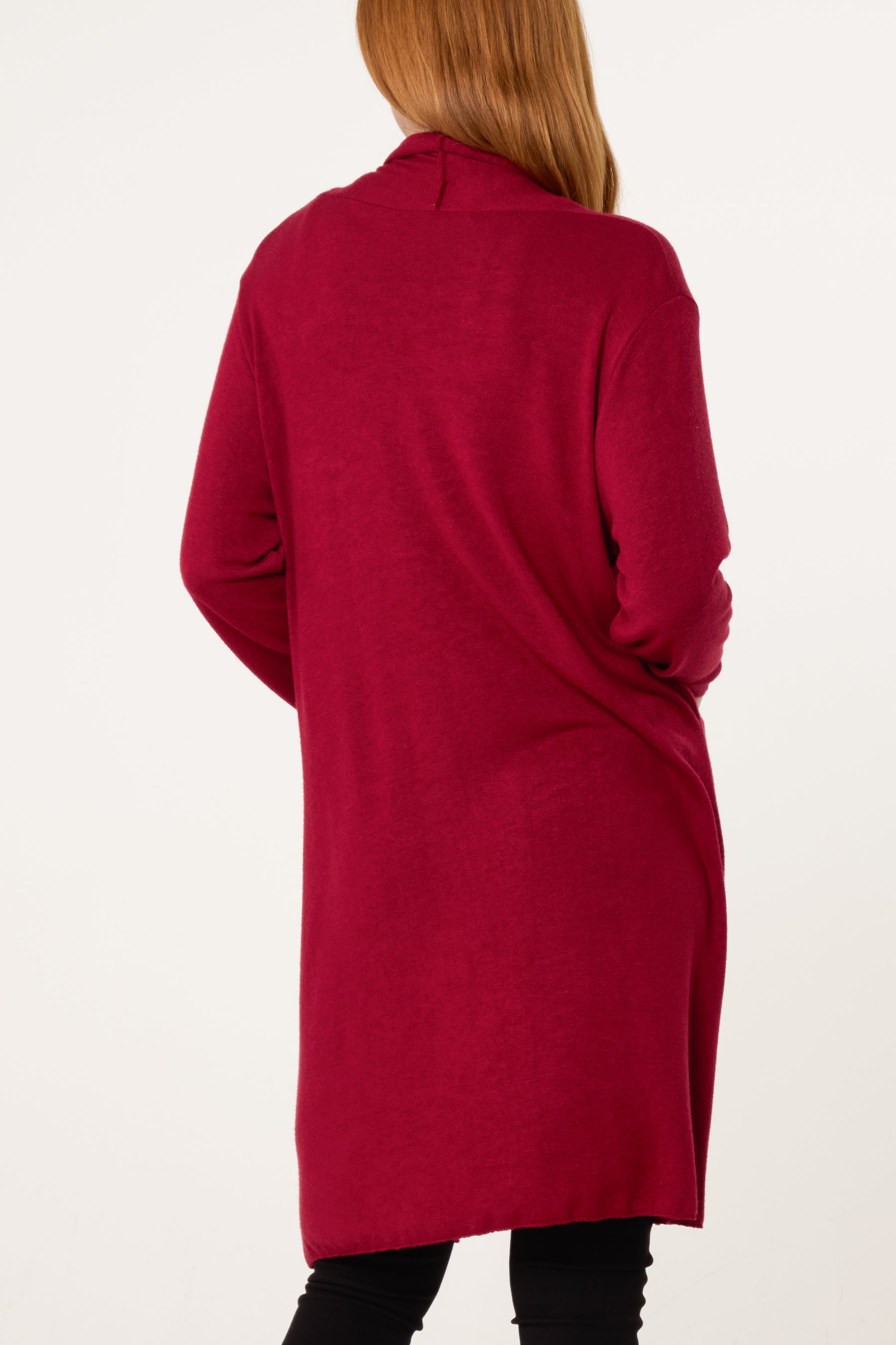 Longline Fine Knit Cardigan