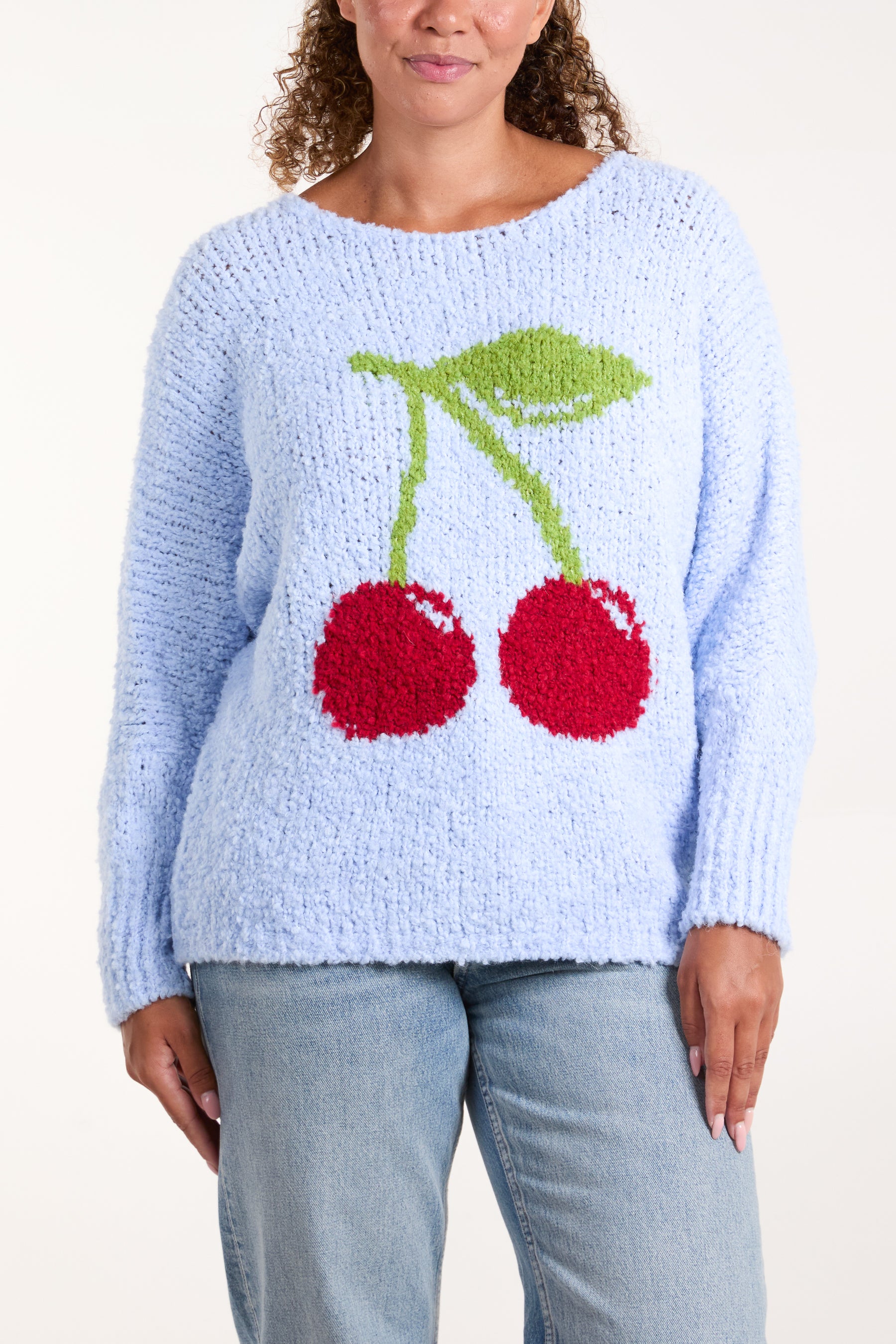 Cherry Soft Knit Jumper