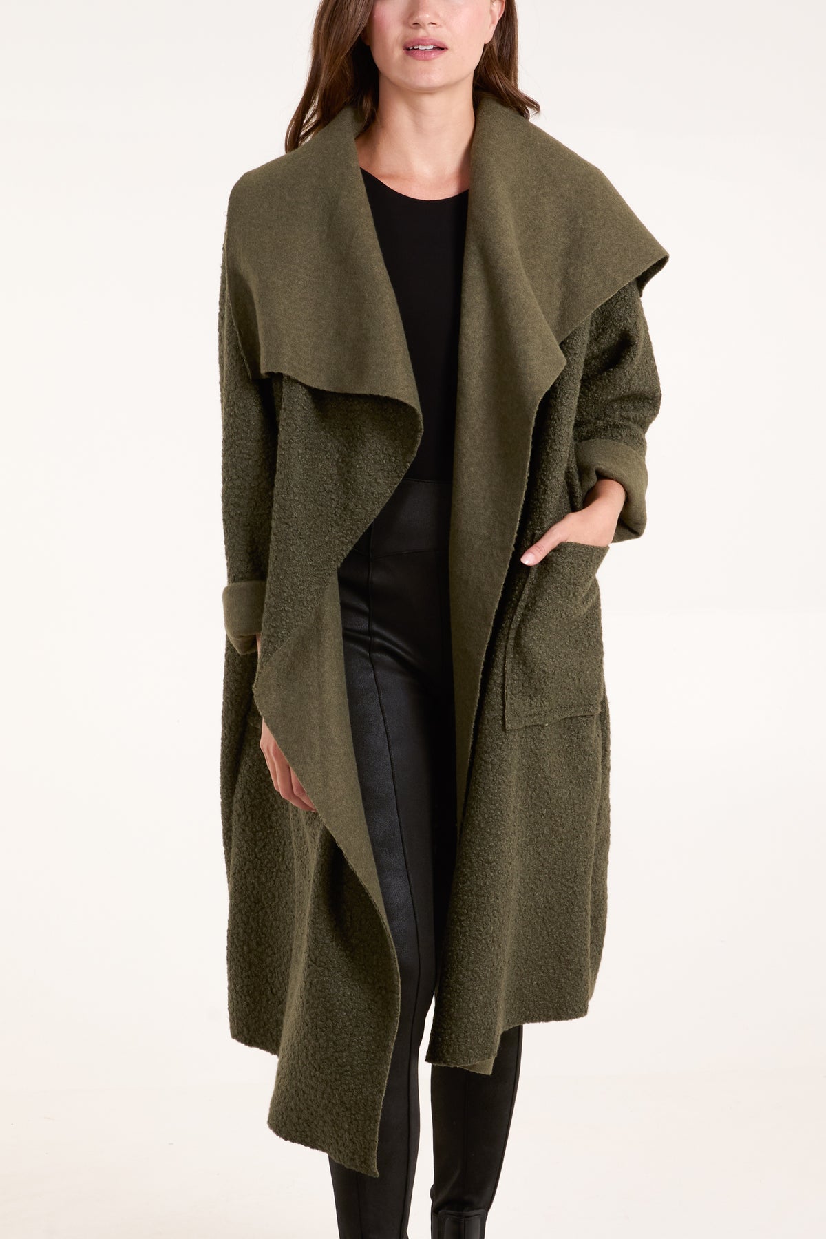 Longline Pocket Trench Coat