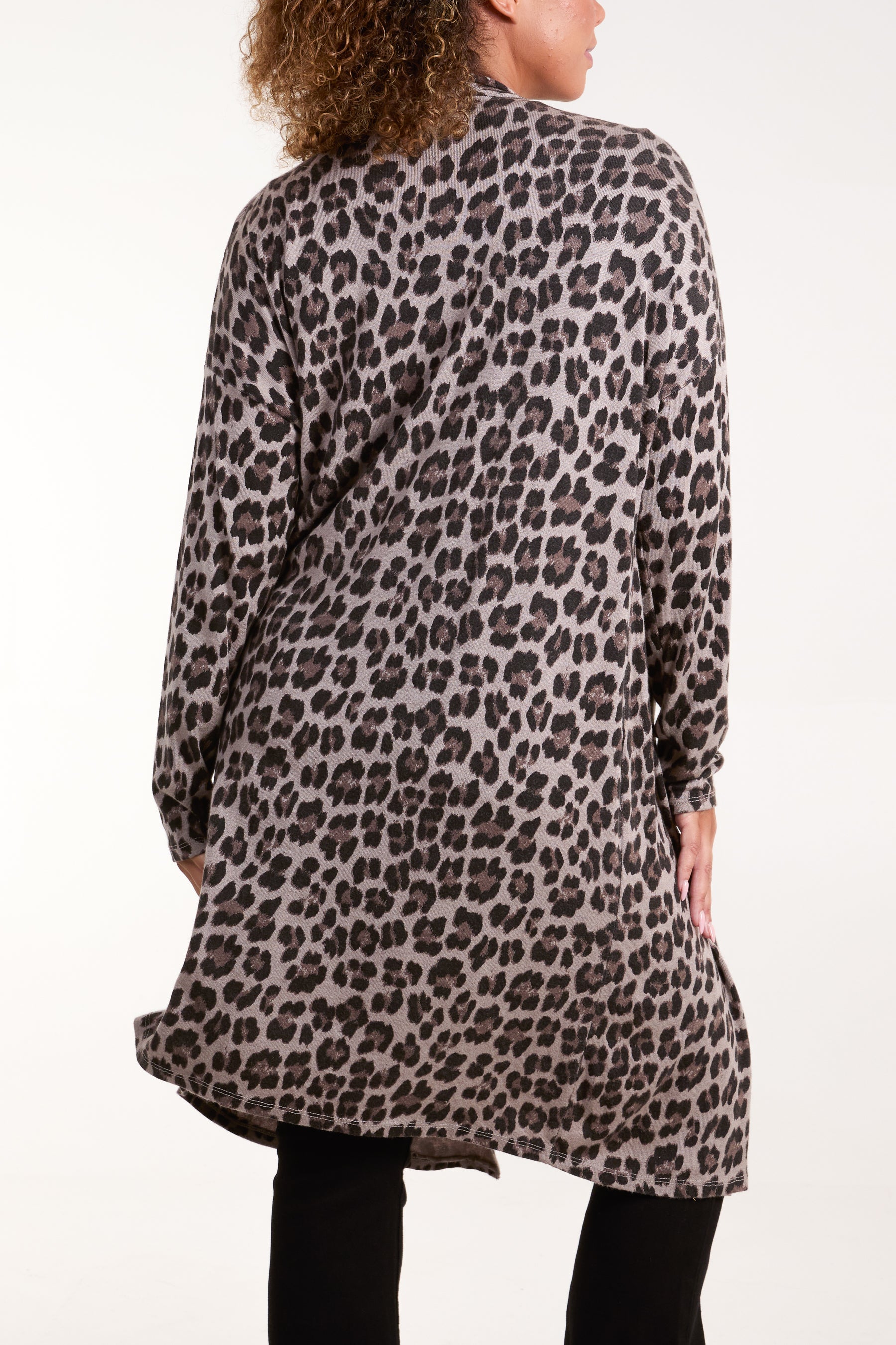 Leopard Longline Cardigan