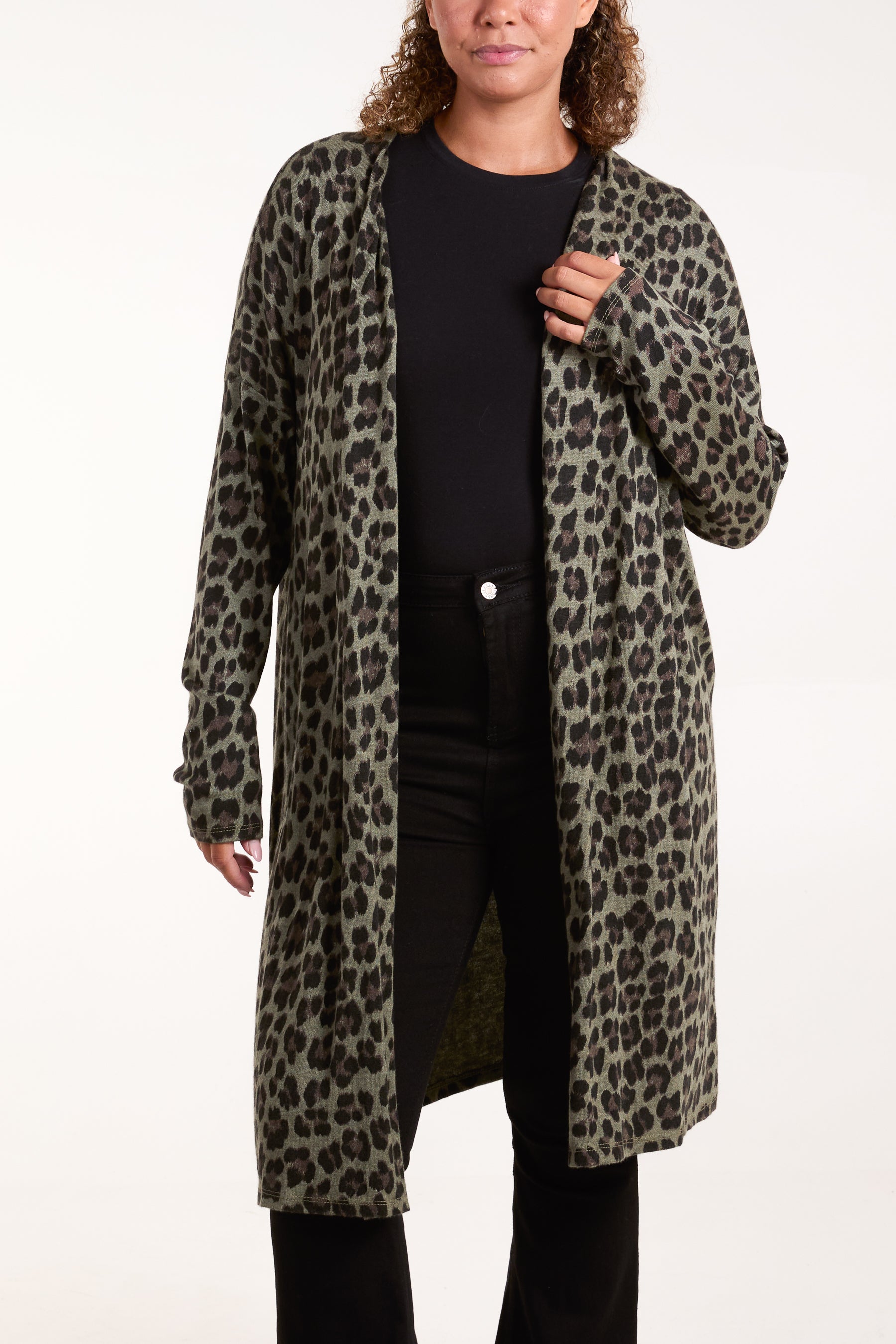 Leopard Longline Cardigan