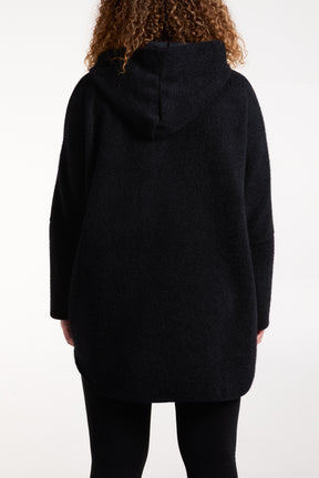 Soft Touch Zip Up Oversized Hoodie