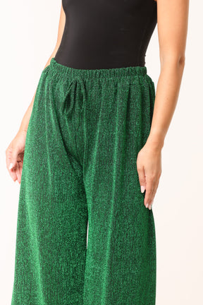 Glitter Wide Leg Trousers