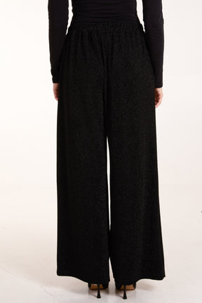 Glitter Wide Leg Trousers