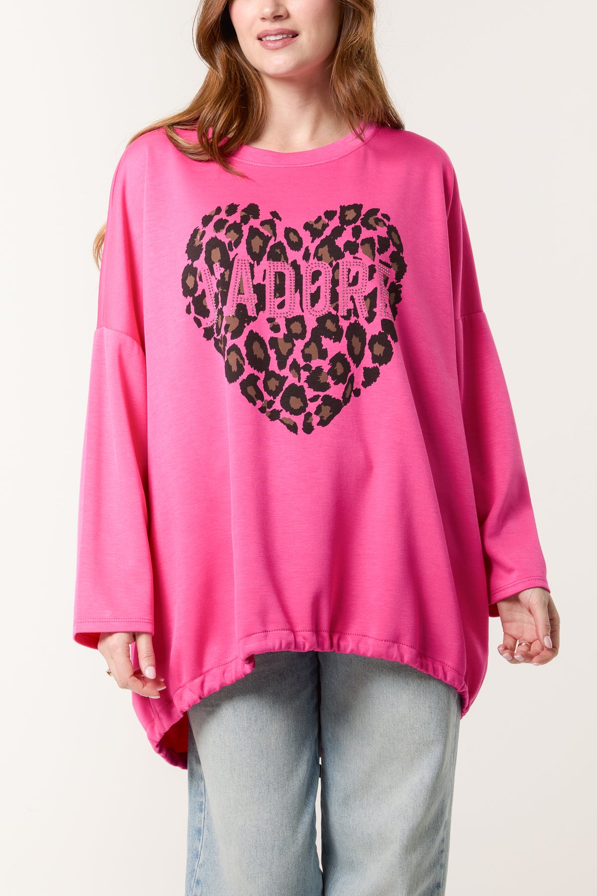 Soft Touch "J'Adore" Heart Sweatshirt