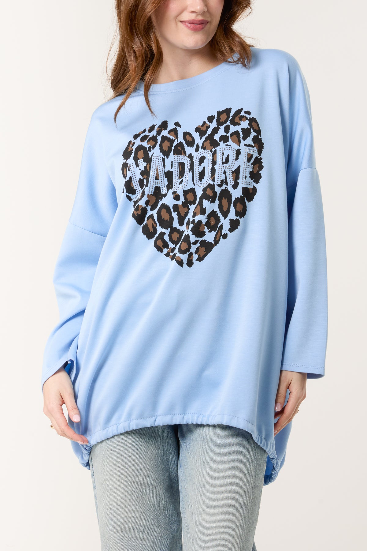 Soft Touch "J'Adore" Heart Sweatshirt