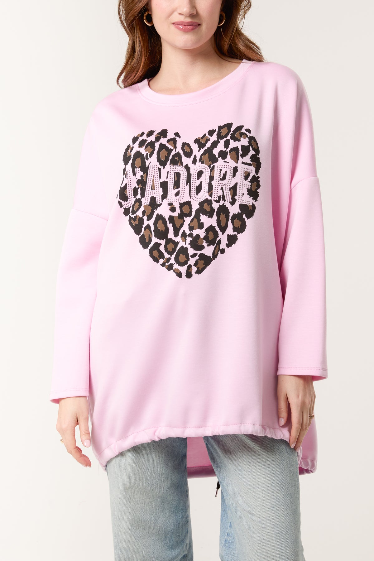 Soft Touch "J'Adore" Heart Sweatshirt