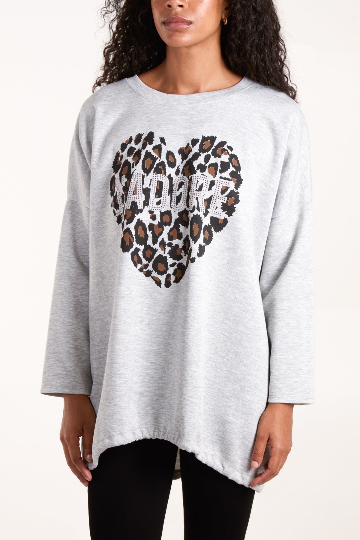 Soft Touch "J'Adore" Heart Sweatshirt