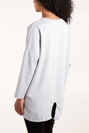 Soft Touch "J'Adore" Heart Sweatshirt