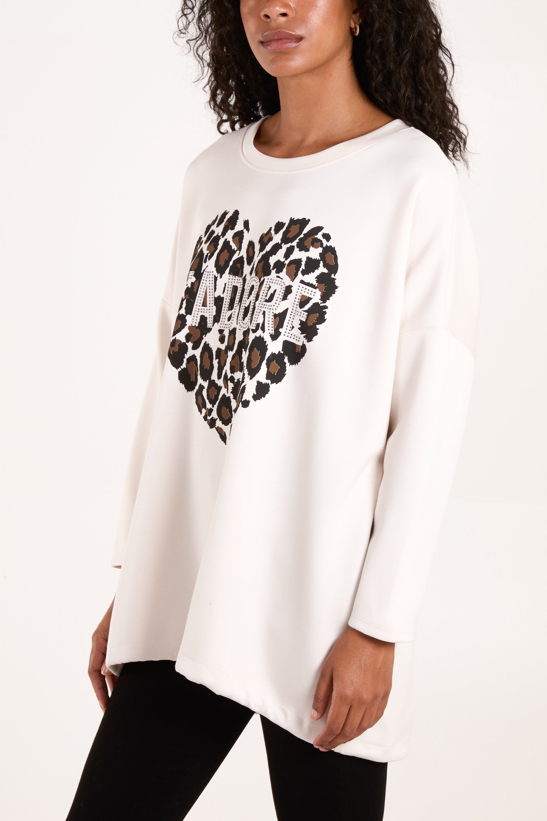 Soft Touch "J'Adore" Heart Sweatshirt