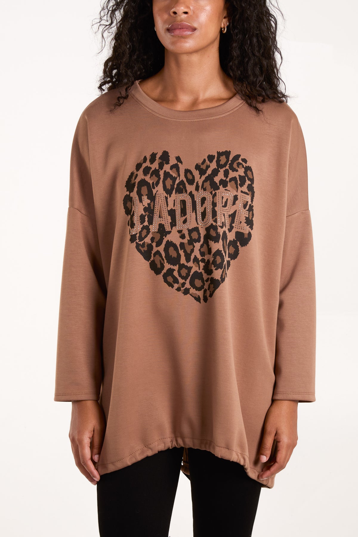 Soft Touch "J'Adore" Heart Sweatshirt