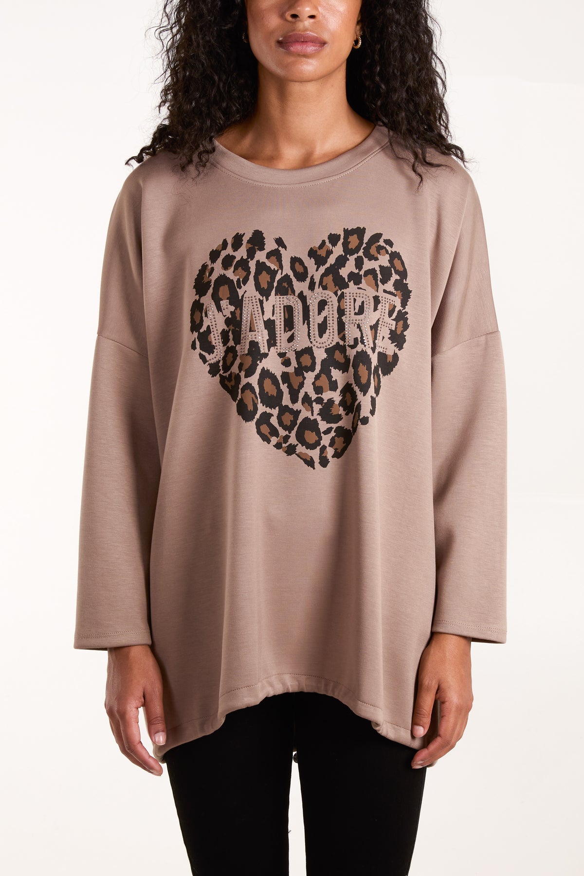 Soft Touch "J'Adore" Heart Sweatshirt