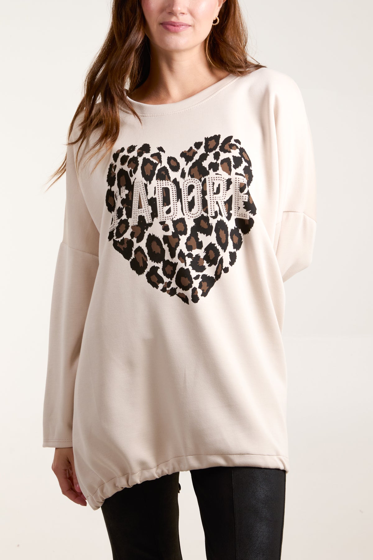 Soft Touch "J'Adore" Heart Sweatshirt