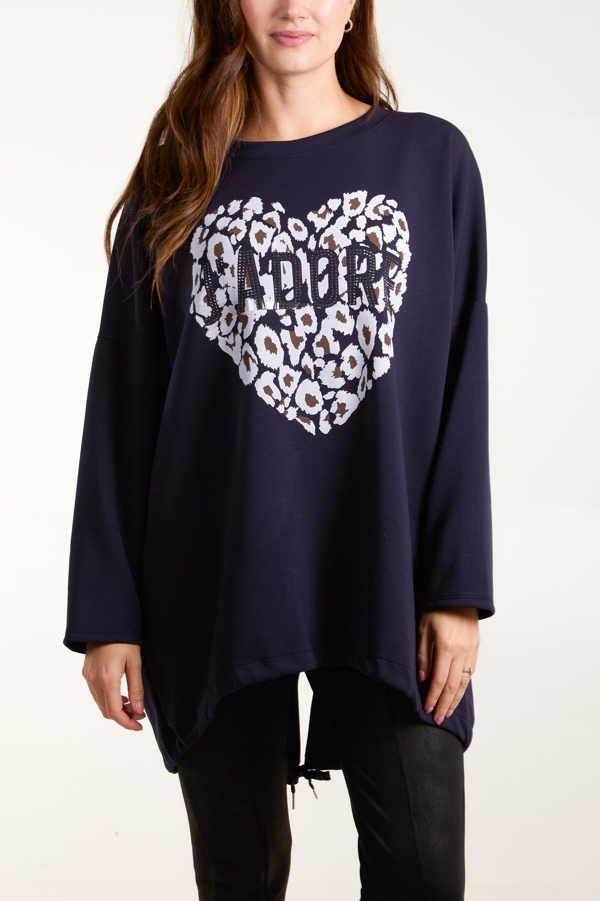 Soft Touch "J'Adore" Heart Sweatshirt