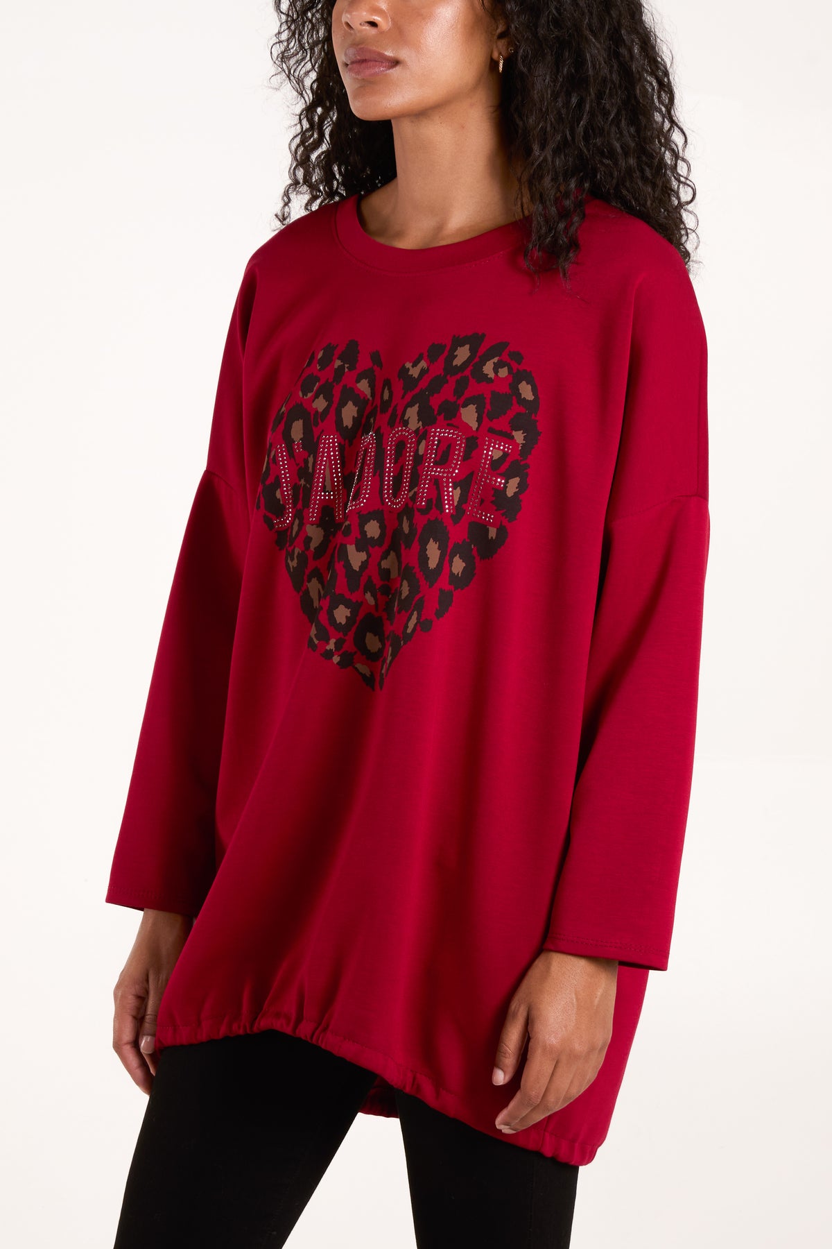 Soft Touch "J'Adore" Heart Sweatshirt