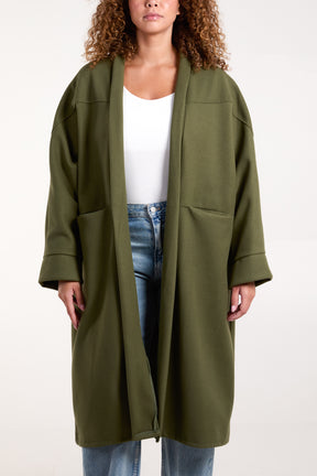 Longline Pockets Light Coat