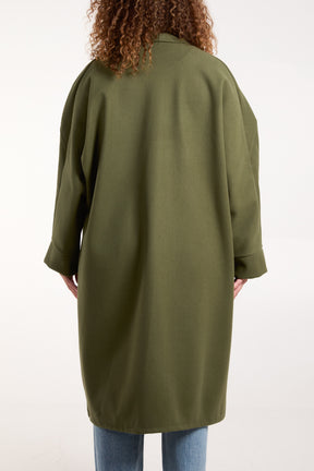 Longline Pockets Light Coat