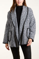 Blanket Stitch Boucle Jacket