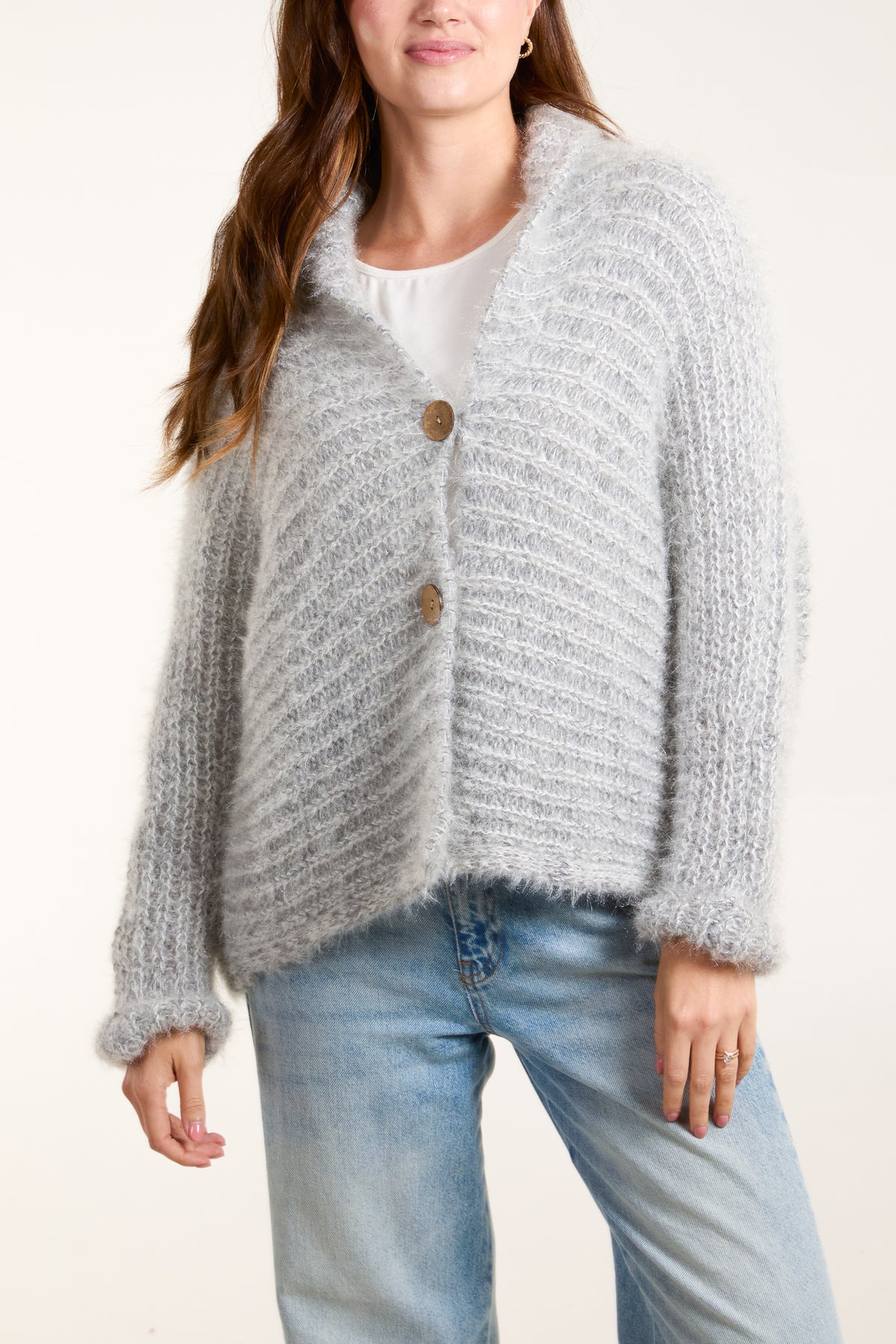 Soft Touch Collar Cardigan