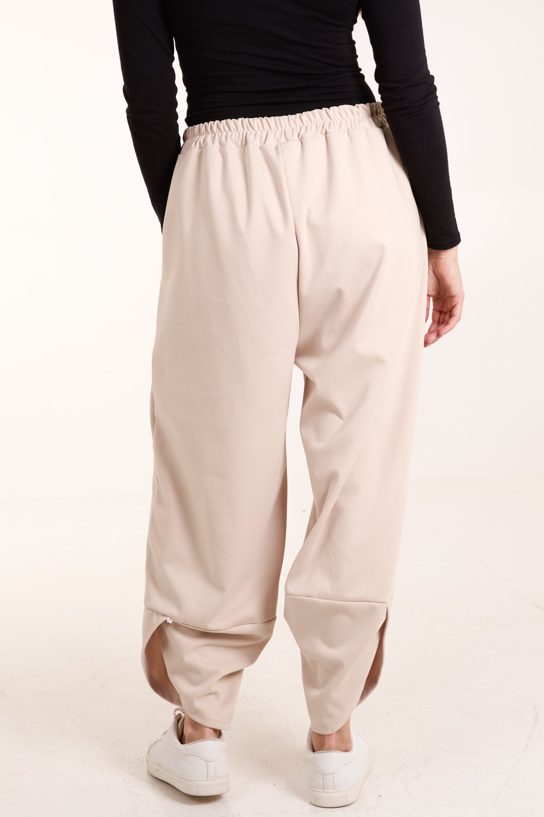 Jersey Split Hem Baggy Pocket Joggers