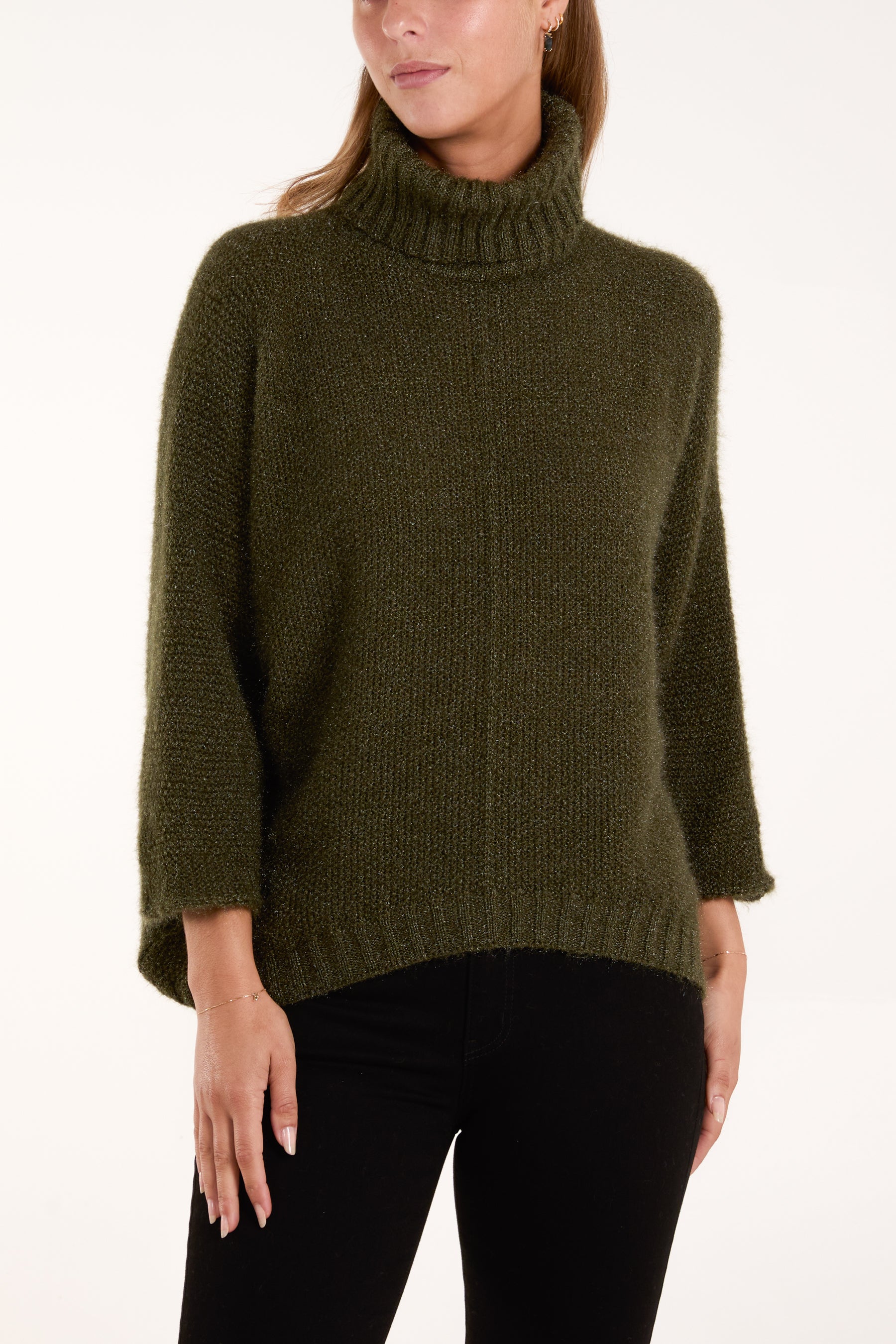 Fluffy Roll Neck Jumper